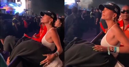 Dziwne zachowanie Justina Biebera na Coachelli... Widać, jak Hailey usiłowała mu pomóc (WIDEO)