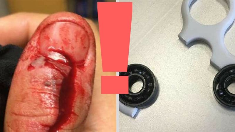 Niebezpieczny fidget spinner