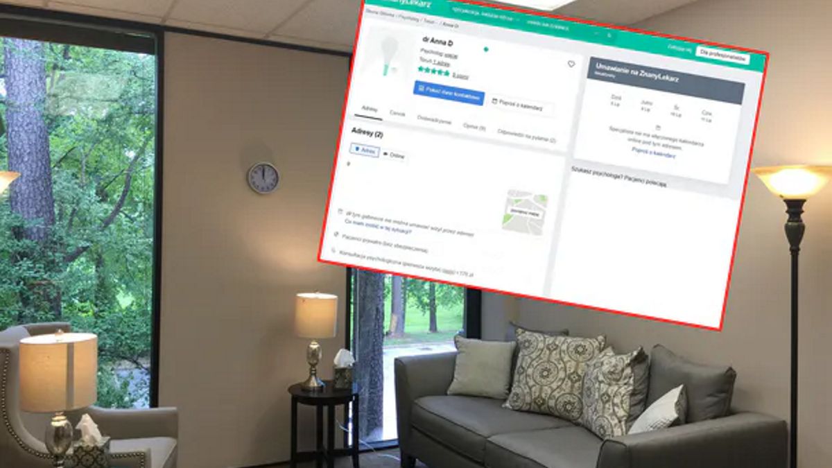 Profil Anny D. nie jest już dostępny na portalu "Znany Lekarz"