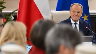 "Mało się nie popłakałem". Tusk nie wyłączył mikrofonu