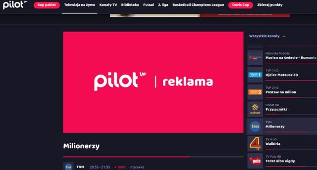 Pilot WP z opat za stacje naziemne z reklamami. Uruchomi nowe kanay FAST