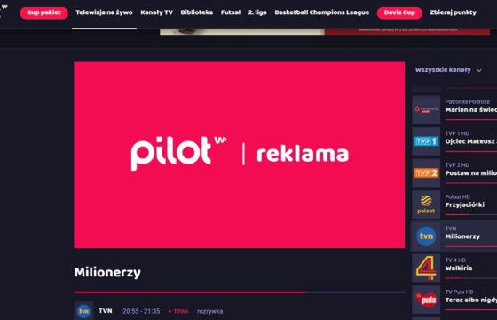 Pilot WP z opłatą za stacje naziemne z reklamami. Uruchomi nowe kanały FAST