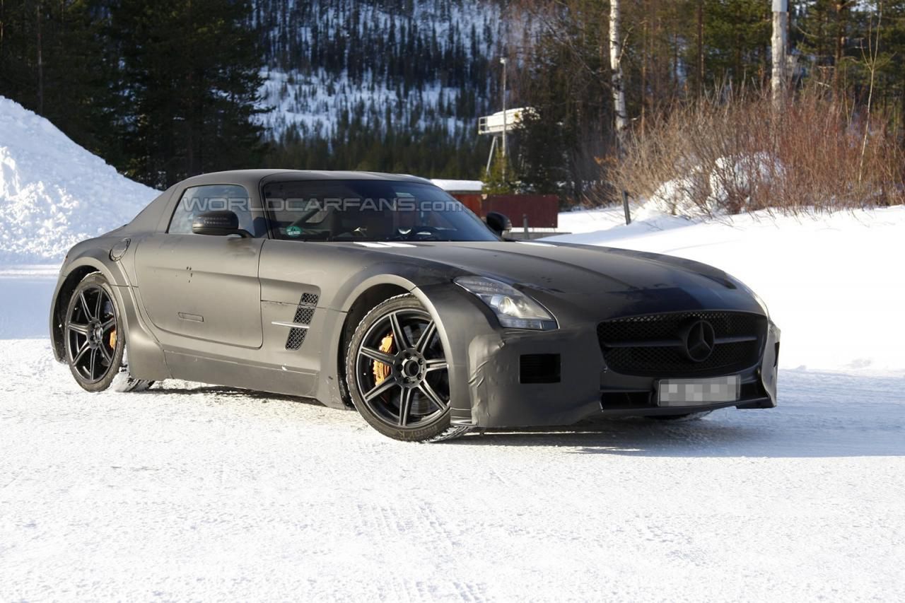 Mercedes SLS AMG Black Series przyłapany po raz kolejny