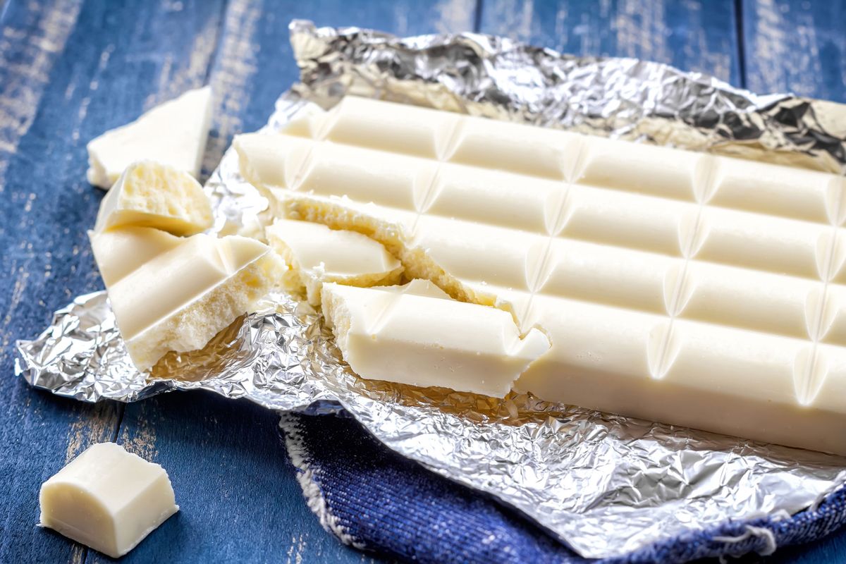 Biała czekolada to produkt o dość krótkiej historii