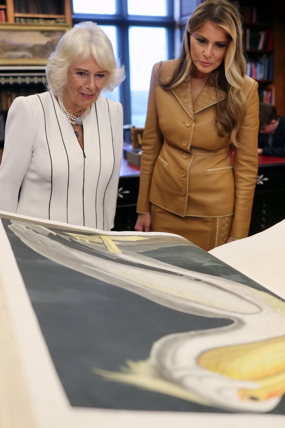 Melania Trump z królową Kamilą