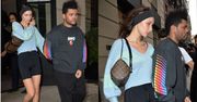"Naturalna" Bella Hadid i The Weeknd w drodze do restauracji