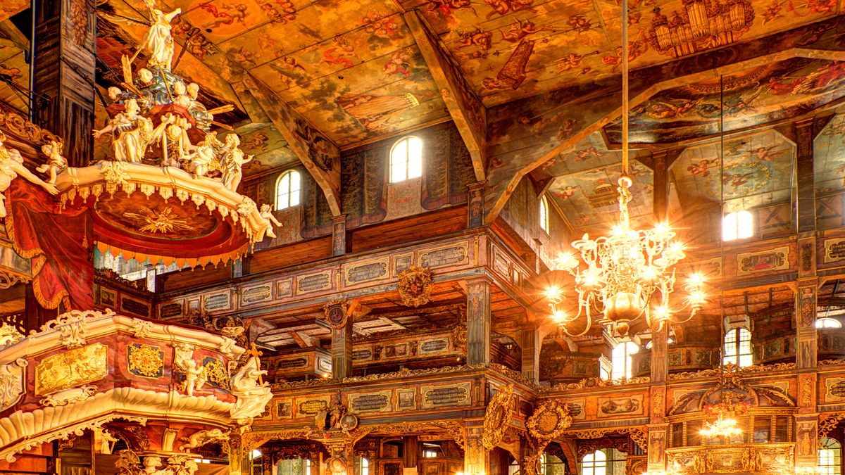 Wnętrze Świątyni Pokoju w Świdnicy