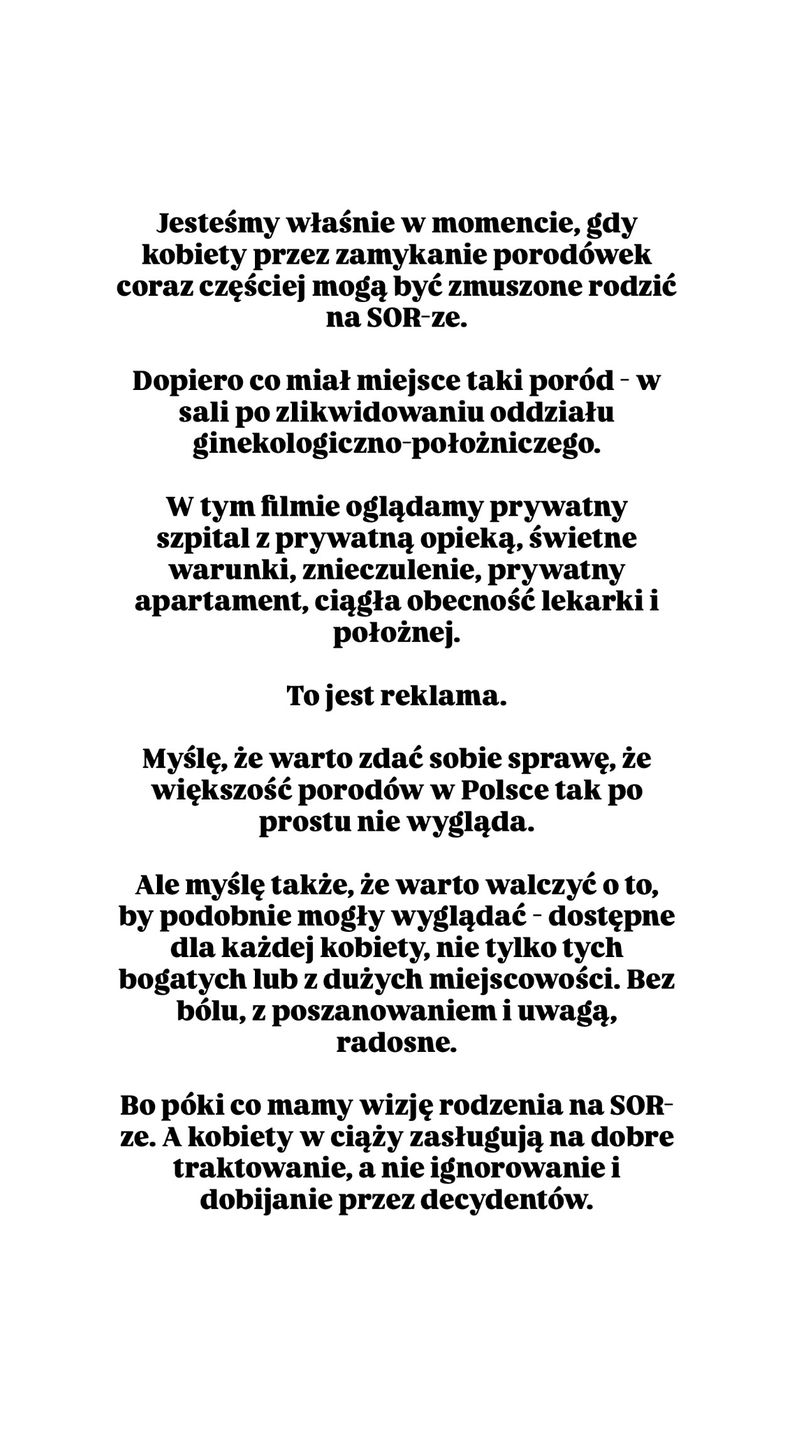 Maja Staśko o filmie z porodu Andziaks