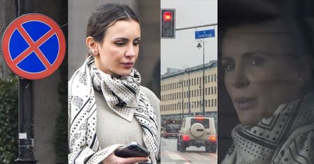 Sara Boruc przejeżdża na czerwonym i parkuje na zakazie... Chce być jak Lewandowska? (ZDJĘCIA)