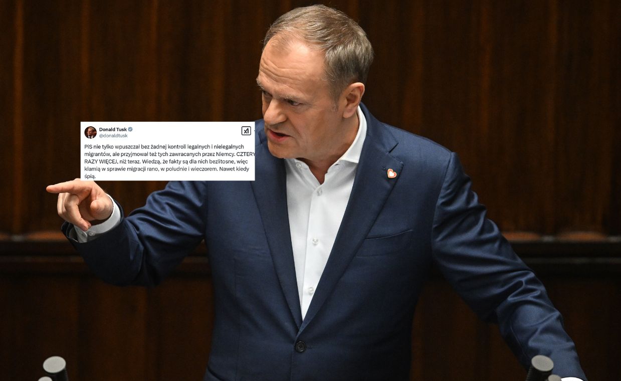 Tusk uderza w PiS. "Kłamią nawet, kiedy śpią"