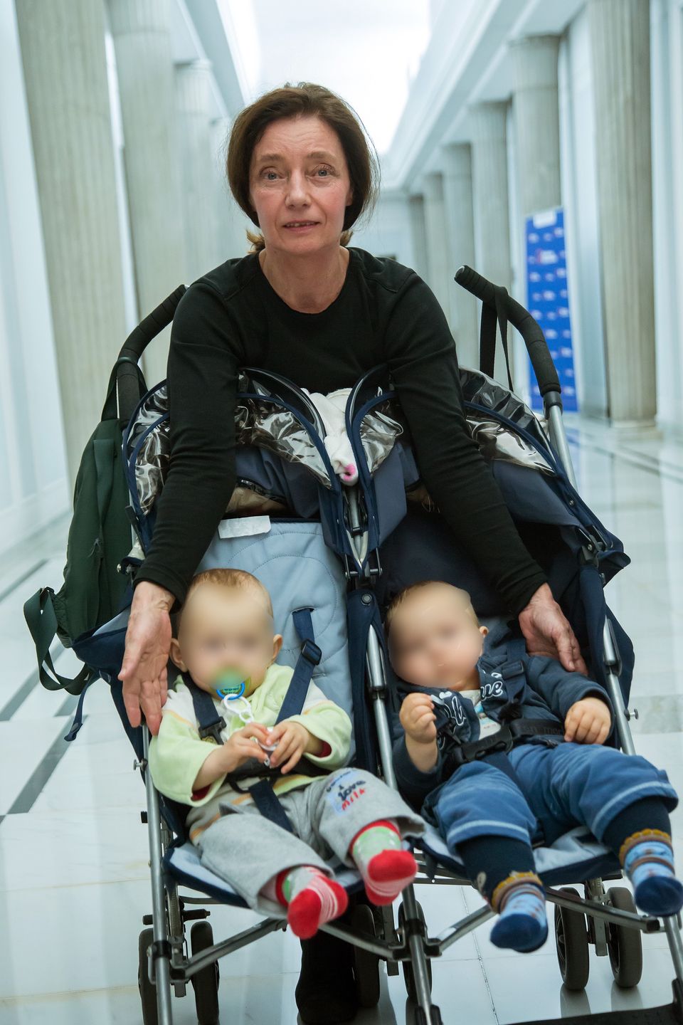 Barbara Sienkiewicz z dziećmi