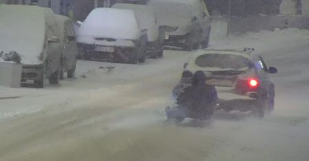 Szokujący kulig w Nysie. Nie jechali na sankach