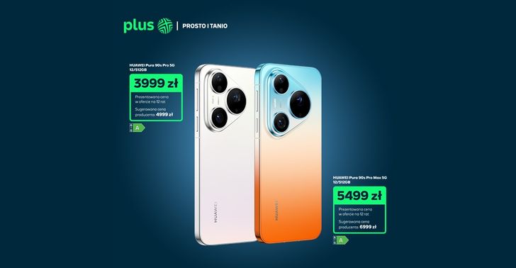 Nowe smartfony Huawei i smartwatch w Plusie. Samsung Galaxy Watch Ultra2 LTE dużo taniej