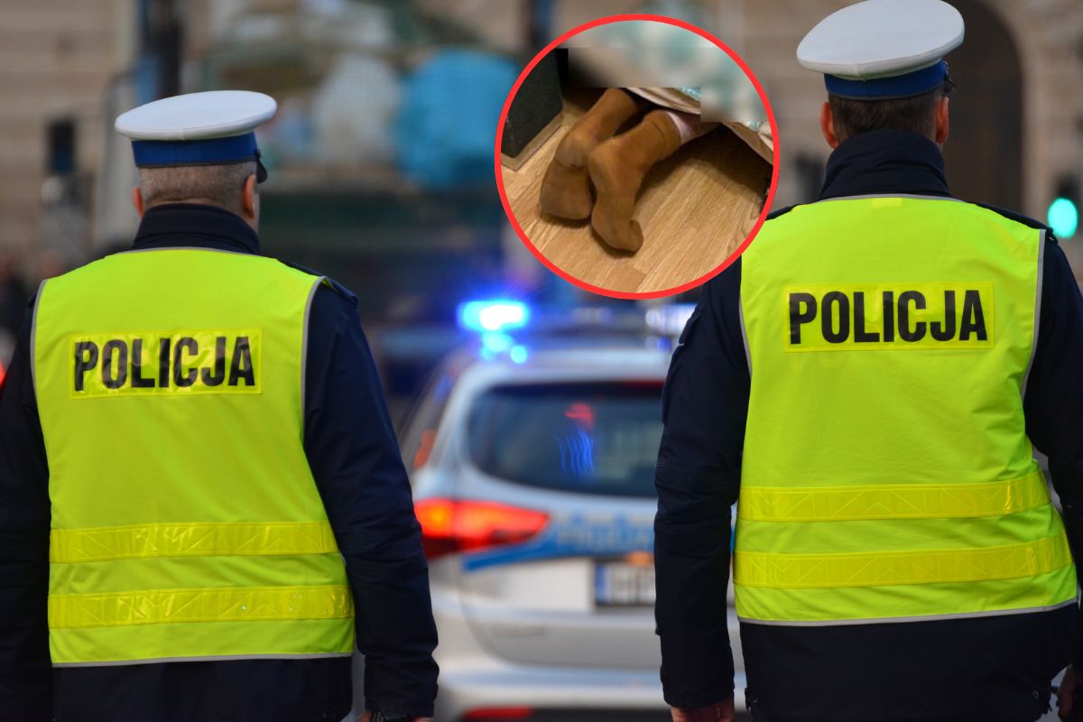 Zatrzymali go w mieszkaniu. Tak schował się przed policjantami