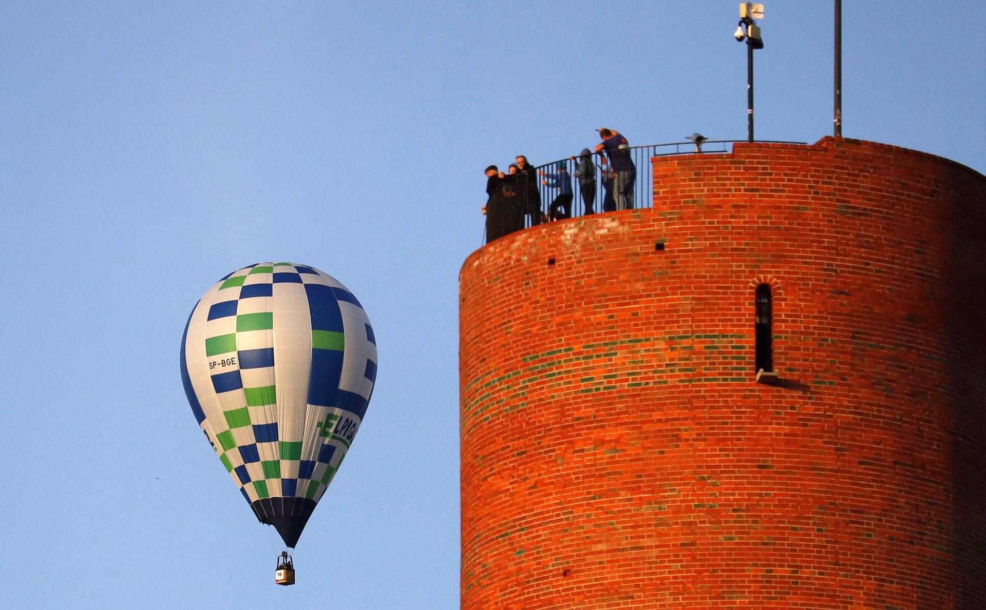 Balony nad starówką w Grudziądzu