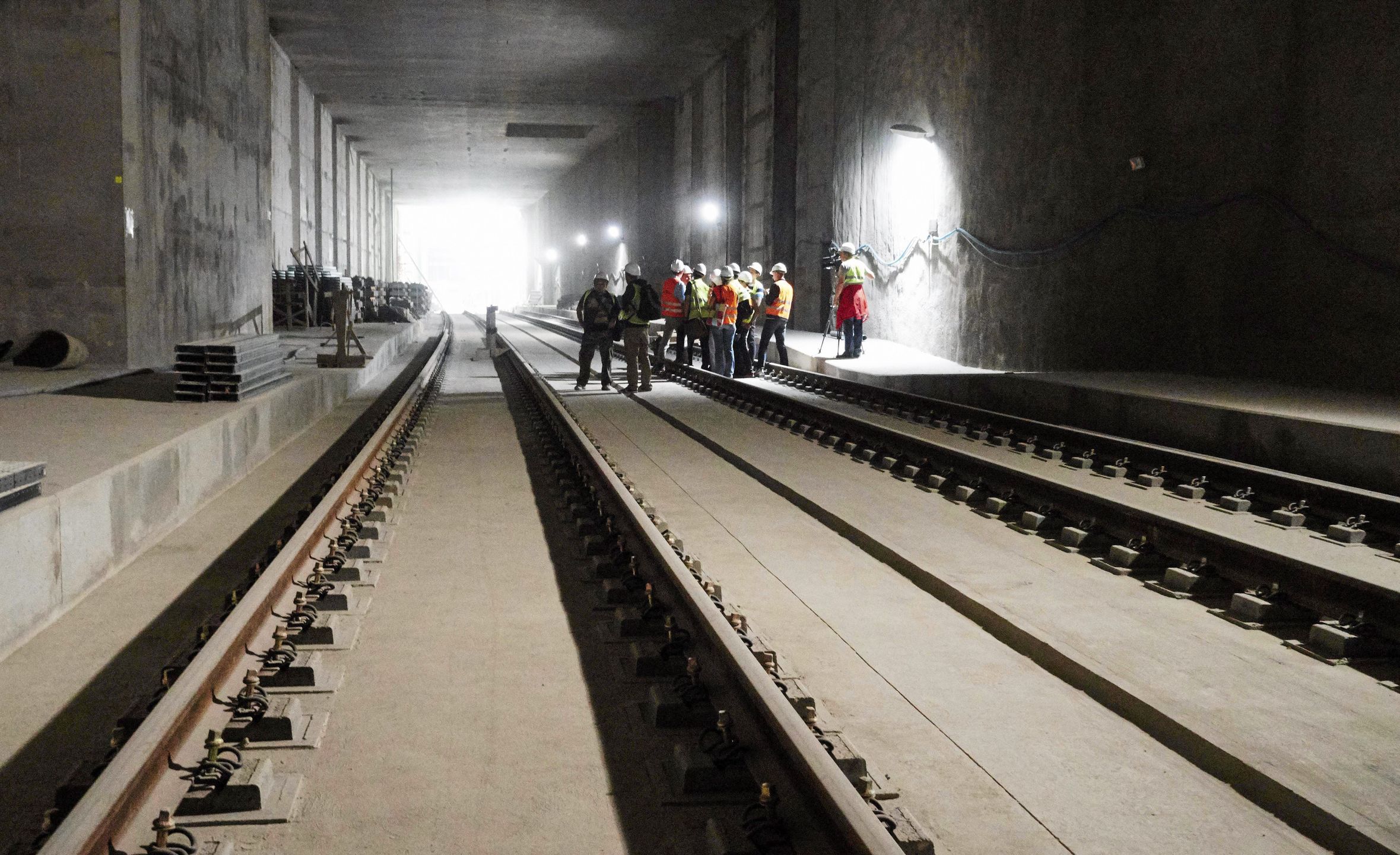 03.09.2015 Lodz . Budowa tunelu kolejowego do nowego dworca fabrycznego - odcinek w okolicach ul Wydawniczej .
Fot . Marcin Stepien / Agencja Wyborcza.plFot. Marcin Stêpieñ / Agencja Wyborcza.pl