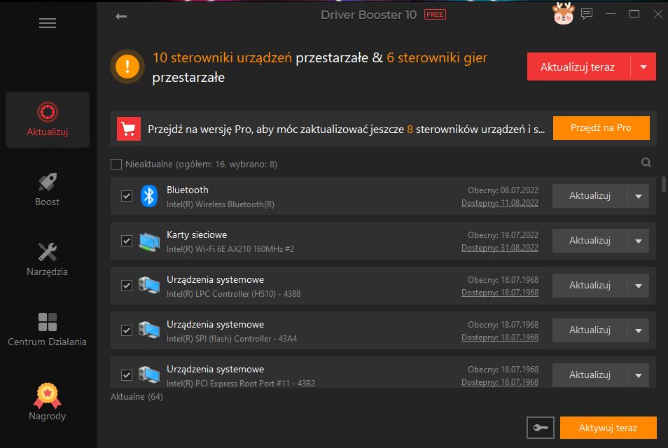 Aktualizacja sterowników - jaki darmowy program pobrać?