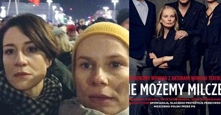 Cielecka wspomina powrót po marszu KOD-u: "Czułam się JAK ŻYDOWSKIE DZIECKO W TRAMWAJU W CZASIE OKUPACJI"