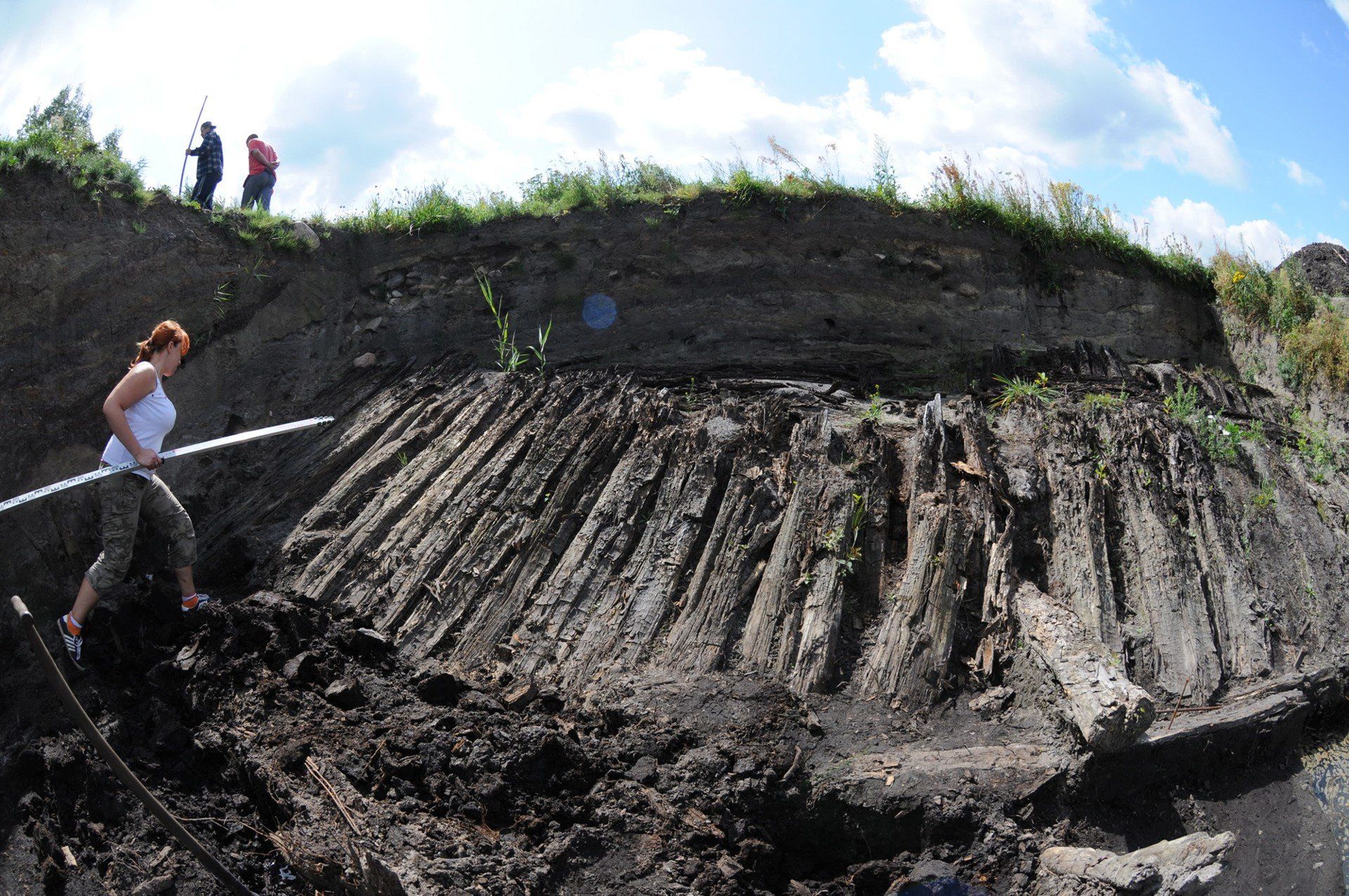 2009.08.18. archiwalne zdjęcia z wykopalisk archeologicznych z Wiciny.
 FOT. MARIUSZ KAPALA / GAZETA LUBUSKA