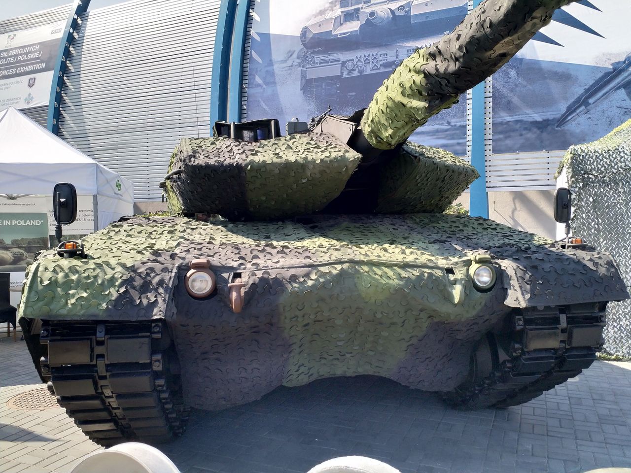 MSPO 2021. Niemiecki Leopard 2A5 zmodyfikowany przez Polaków