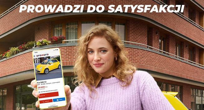 Otomoto "Prowadzi do satysfakcji" w nowej kampanii reklamowej