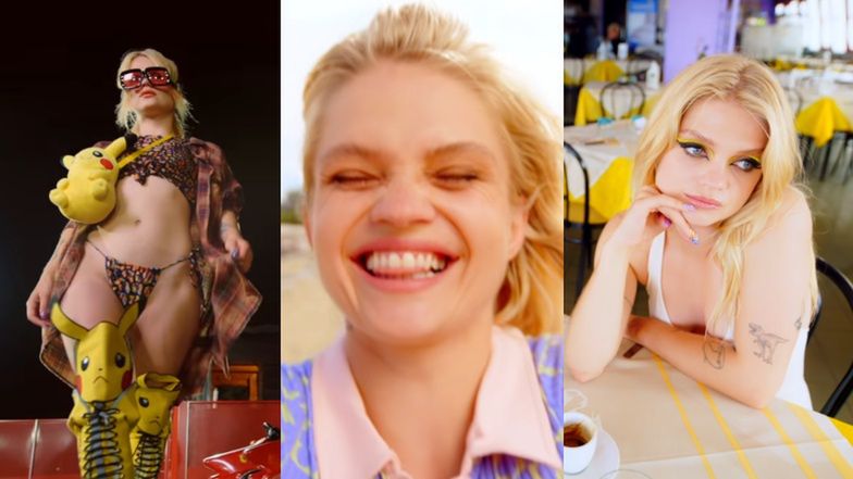 Margaret w teledysku do piosenki "Tak Na Oko"