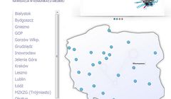 Jakdojade.pl w responsywnej wersji z wyszukiwarką miast i alternatywnymi trasami dojazdu