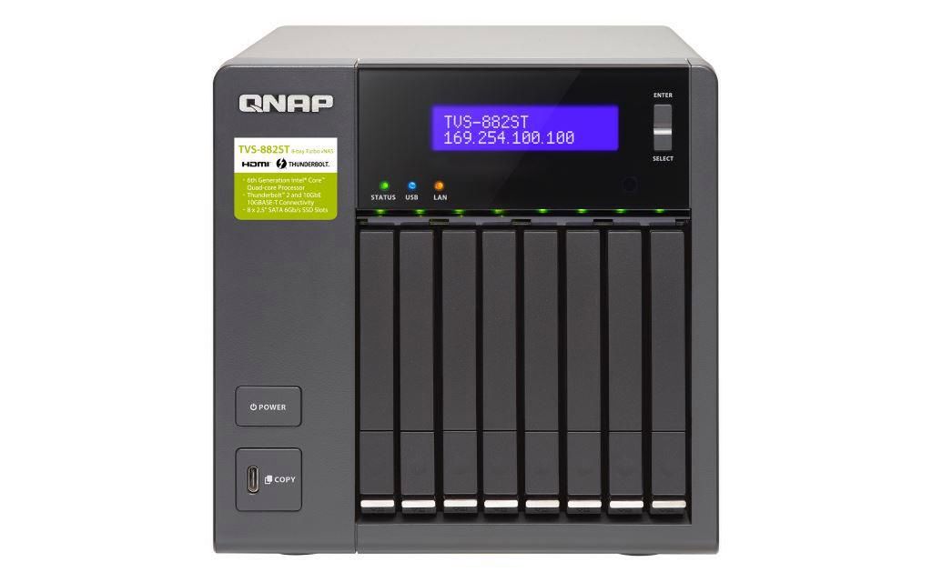 QNAP TVS-882ST2 Thunderbolt 2