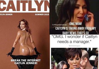 Memy: "Ten krępujący moment, gdy Caitlyn Jenner WYGLĄDA LEPIEJ niż Kris Jenner"