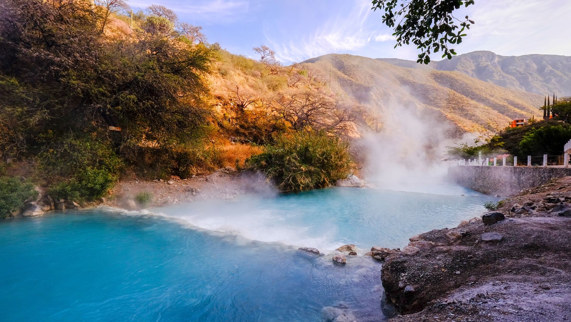 Gorące źródła w Grutas de Tolantongo