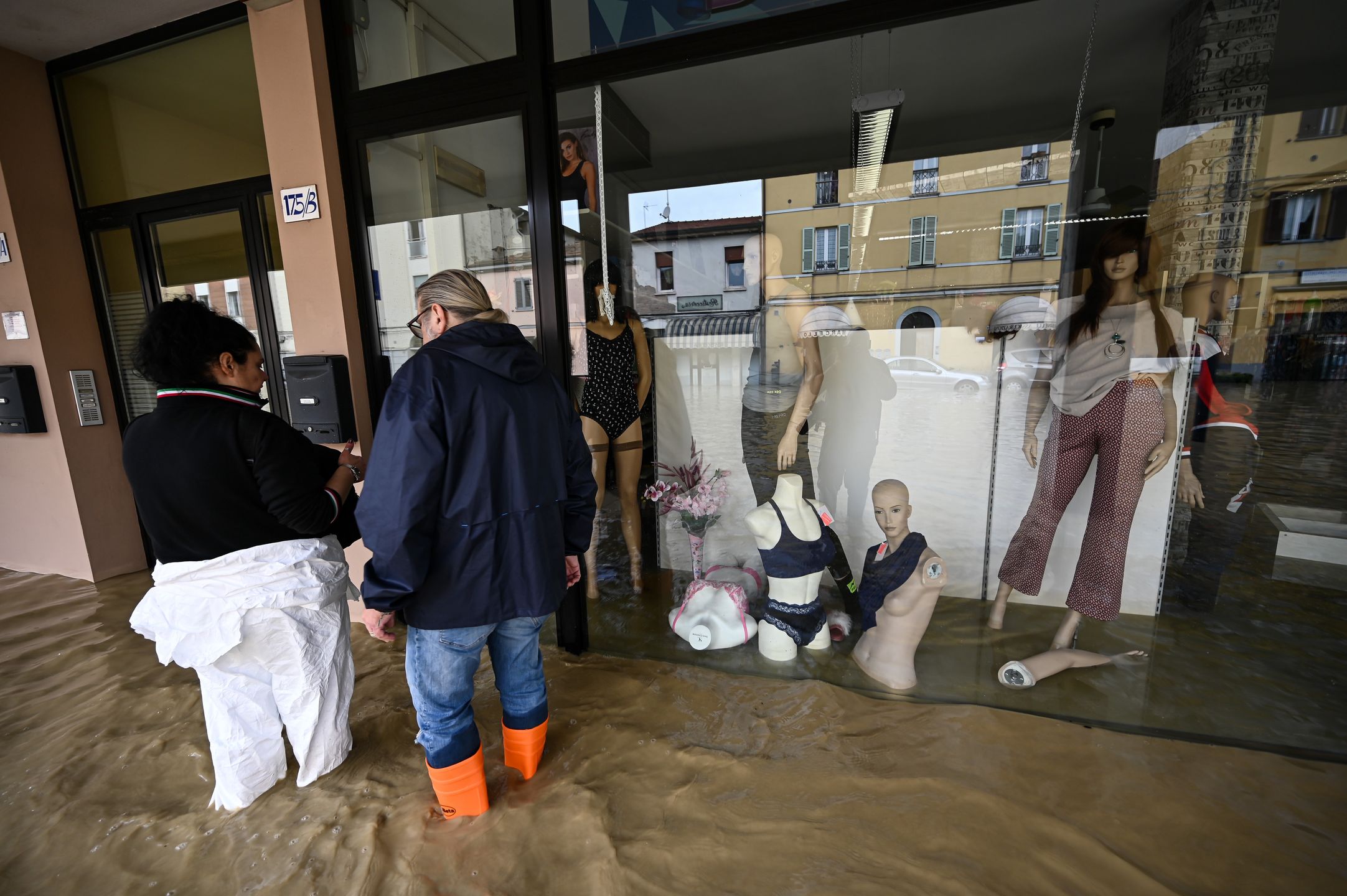 Zdjęcia powodzi we Włoszech