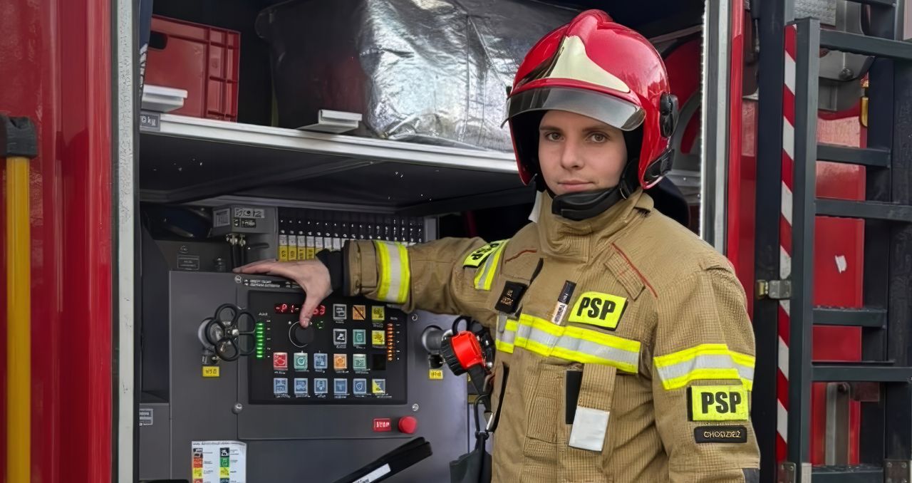 Strażacka droga spełnionych marzeń. Kamil Jakubczak rozpoczął służbę w PSP