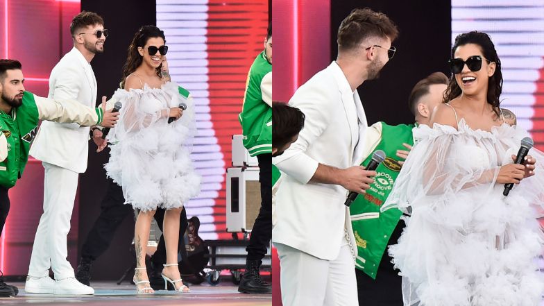 Maja Hyży na scenie Wakacyjnej Trasy Dwójki