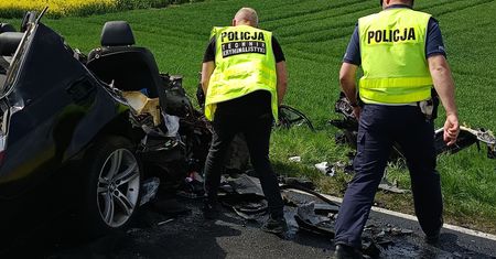 Tragedia pod Wągrowcem. Nie żyje ojciec i syn