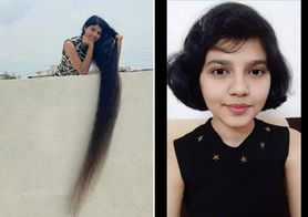 Miała najdłuższe włosy na świecie. Obcięła je i podarowała chorym na raka
