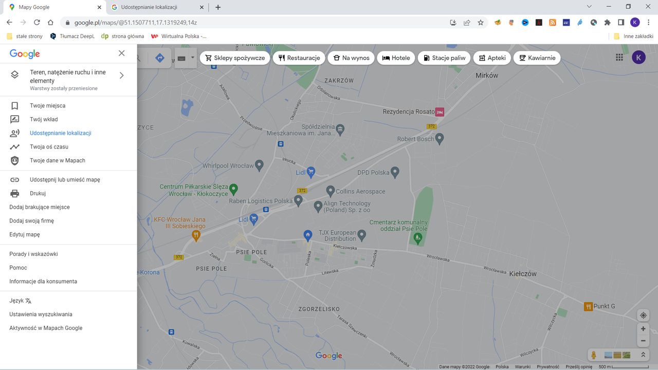 Google Maps: jak udostępnić lokalizację?