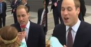 Dziewczynka nie chce pocałować księcia Williama!