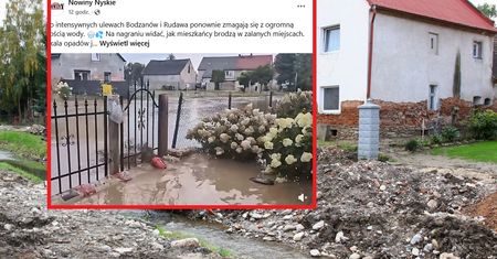 Dramatyczna sytuacja w Bodzanowie po ulewie. Wystarczyło 15 minut