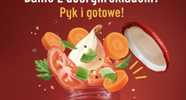 "Pyk i gotowe!" w reklamach dań Pudliszki