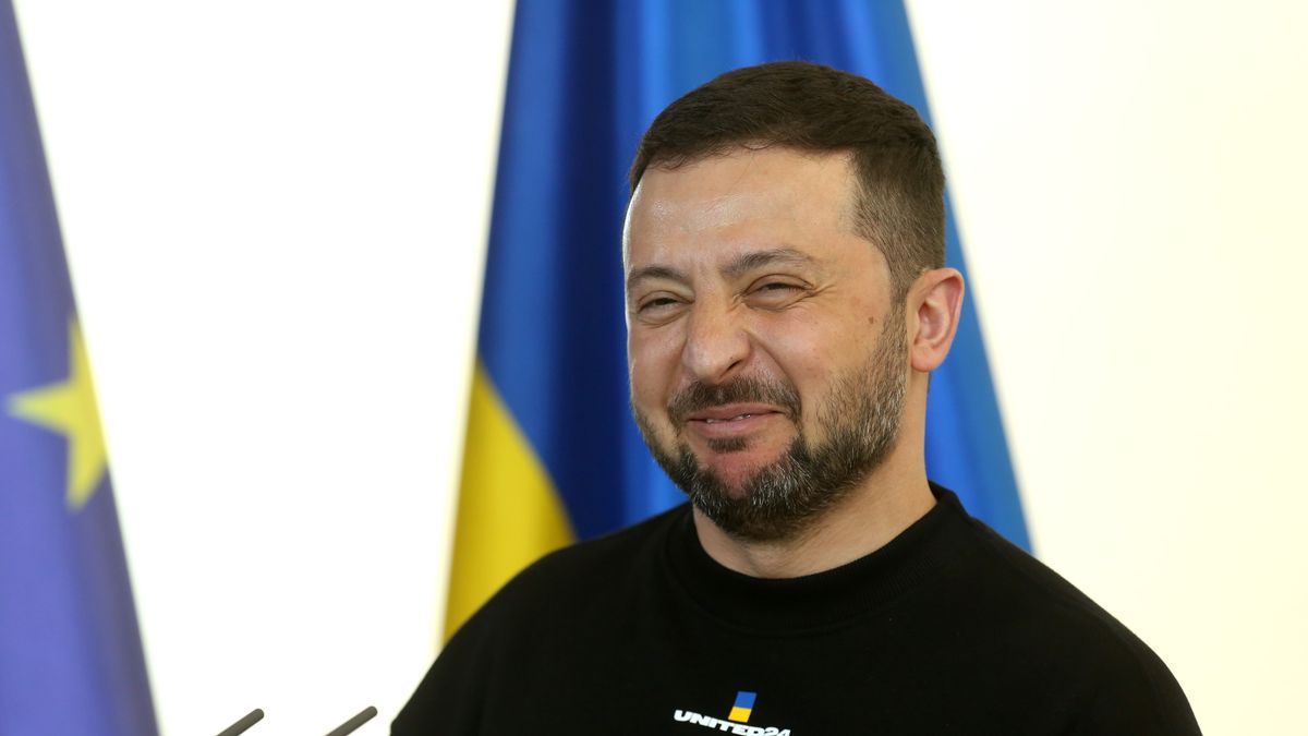 Prezydent Ukrainy Wołodymyr Zełenski