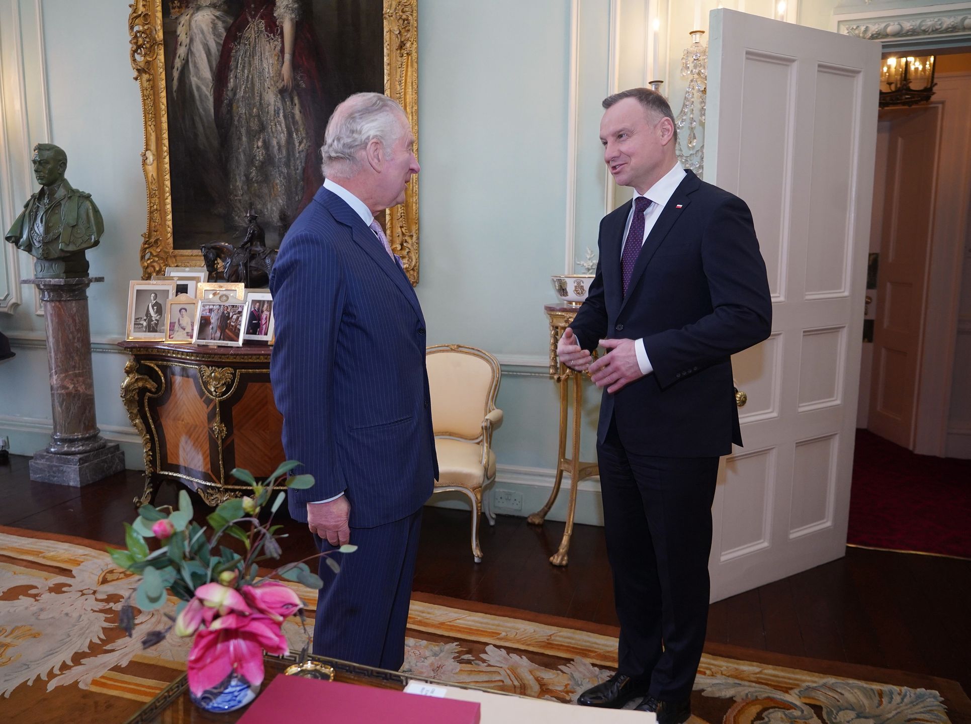 Andrzej Duda na osobistej audiencji u króla Karola