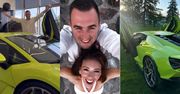Narzeczony Klaudii Halejcio chwali się nowym lamborghini za 3,5 MILIONA ZŁOTYCH! "Jako pierwszy w Polsce przyjąłem klucze" (ZDJĘCIA)