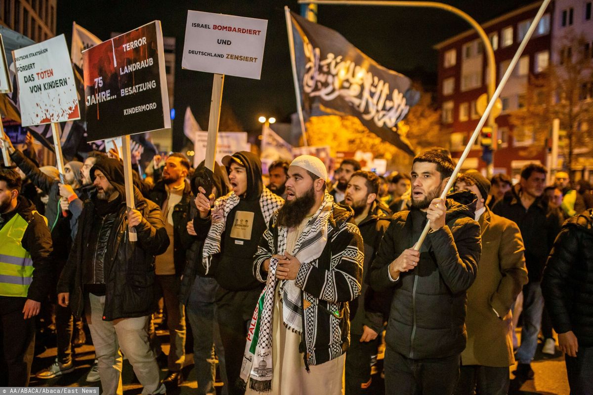 Propalestyńska demonstracja w Essen