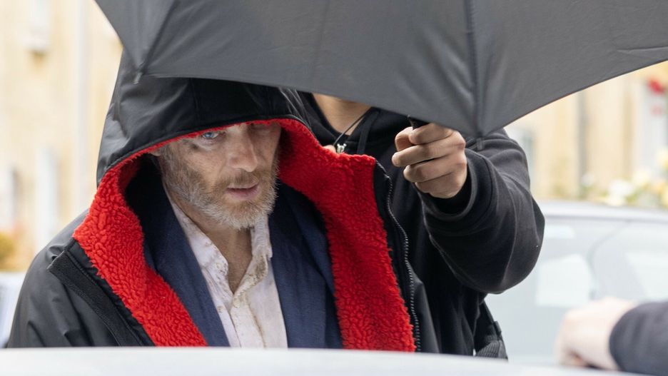 Cillian Murphy na planie filmu "Steve"
