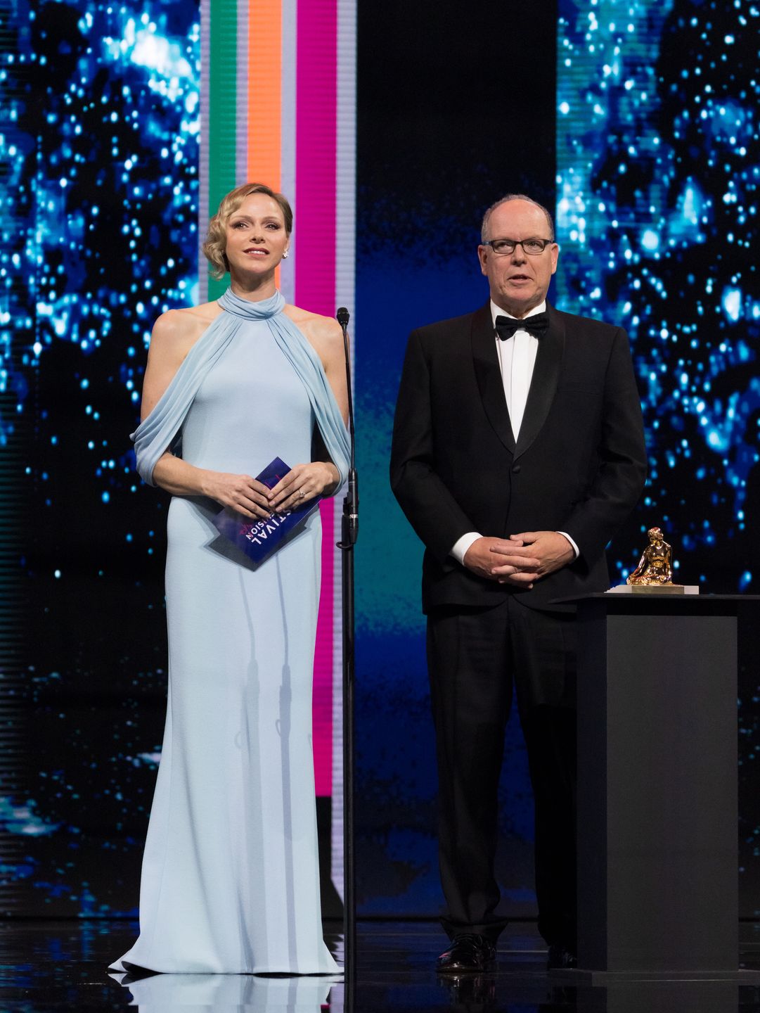 Księżna Charlene i książę Albert