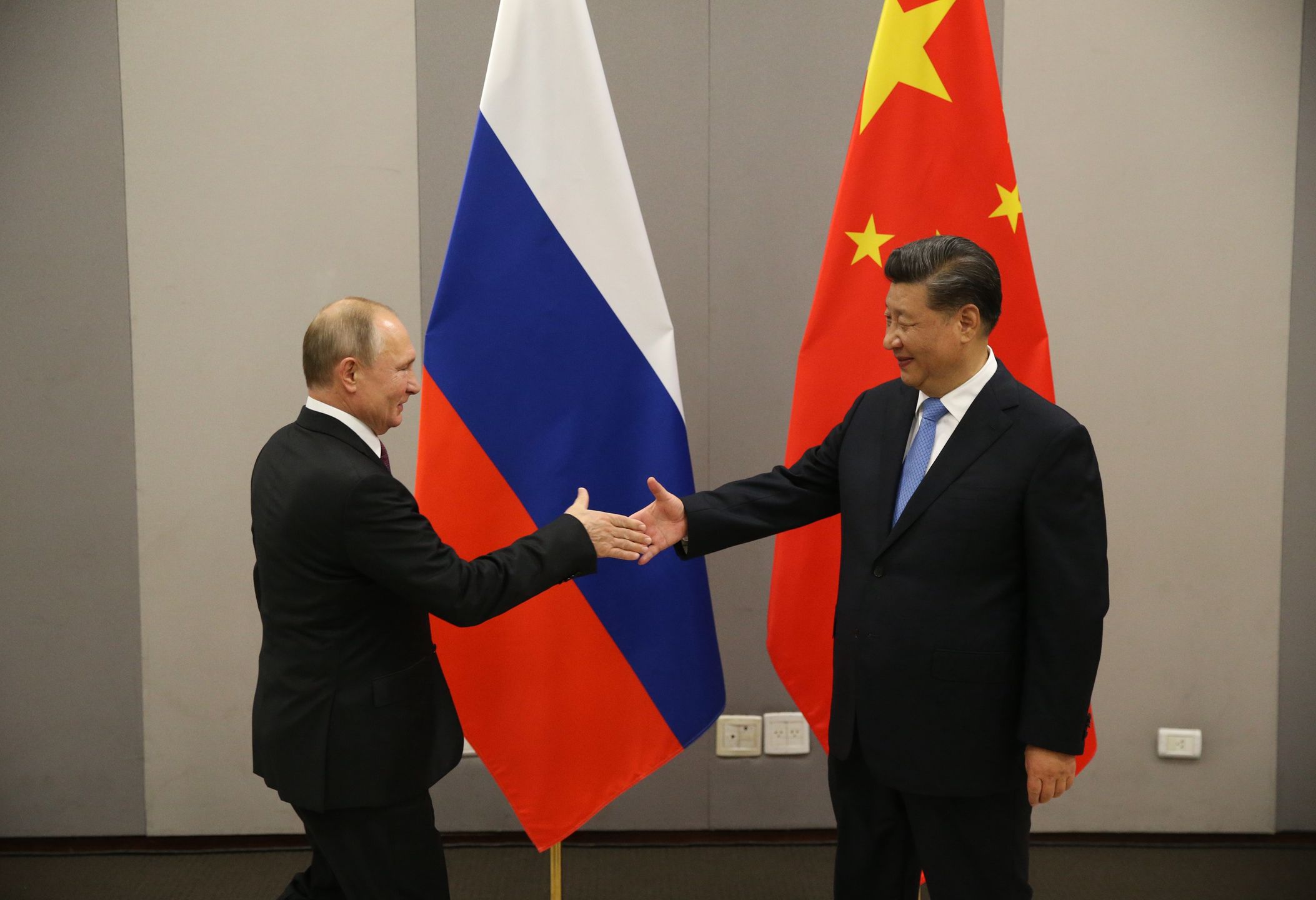 Prezydenci Rosji i Chin: Władimir Putin i Xi Jinping