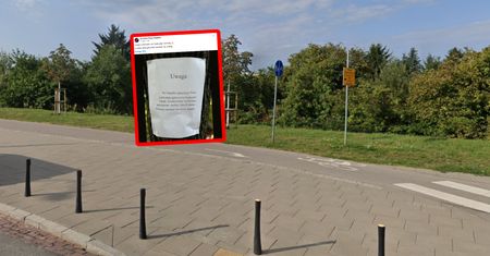 Takie kartki zawisły w Warszawie. "Prosimy uważać"