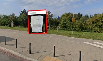 Takie kartki zawisły w Warszawie. "Prosimy uważać"
