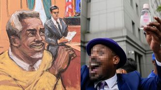 Zwolennicy Diddy'ego polewali się OLIWKĄ pod sądem. Tak celebrowali uniewinnienie go z najcięższych zarzutów (WIDEO)