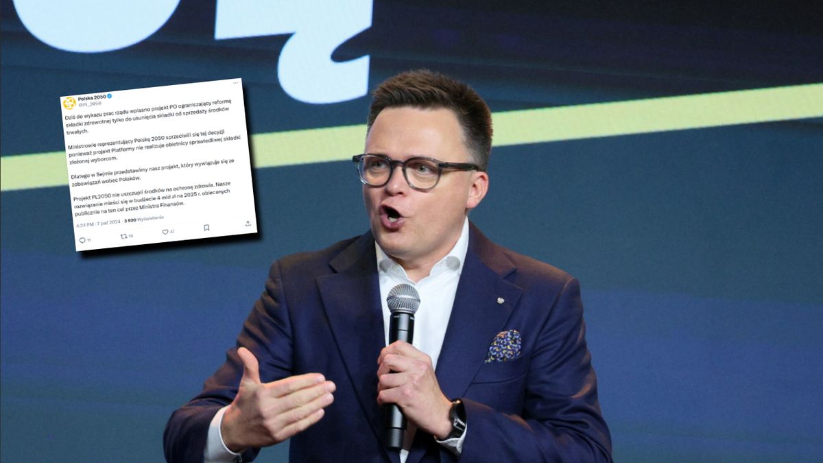 "Nie realizuje obietnicy". Partia Hołowni krytycznie o projekcie PO. Złoży własny